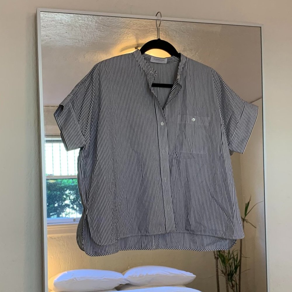Everlane Striped Boxy Shirt